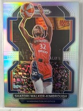 2022 Prizm WNBA #54 Shatori Walker-Kimbrough Silver Prizm Washington Mystics