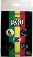 Gadget - Bob Marley - Bob Marley Button Badge Pack: Bob & The Wailers -D- Rock O