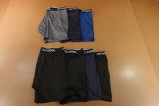 32 Degrees Cool Mens Size Medium Multicolor Performance Boxer Brief 7 Pieces New