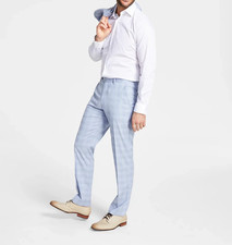 Alfani Men's Slim-Fit Stretch Solid Suit Pants MSRP 135