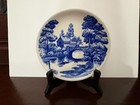 Nasco Blue & White Bread Plates (2) Japan Vintage Lakeside pattern — photo 1