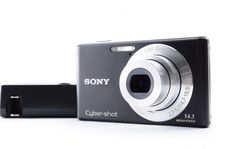 Sony Syber-Shot DSC-W530 Black Exc 5 14.1MP Carl Zeiss Lens Y3838