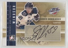 2011-12 ITG Heroes and Prospects Auto Alexander Khokhlachev #A-AK Auto 18n9