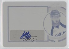 2014 ITG Heroes and Prospects Printing Plate Yellow 1/1 Nicolas Meloche Auto 1q2