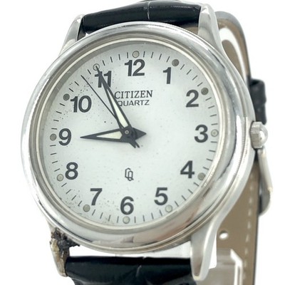 CITIZEN 4766-472292 Quartz JR Yonago Stamp White Dial Armbanduhr New Batteries