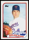 1989 Topps Traded Nolan Ryan #106T BASEBALL CARD Texas Rangers