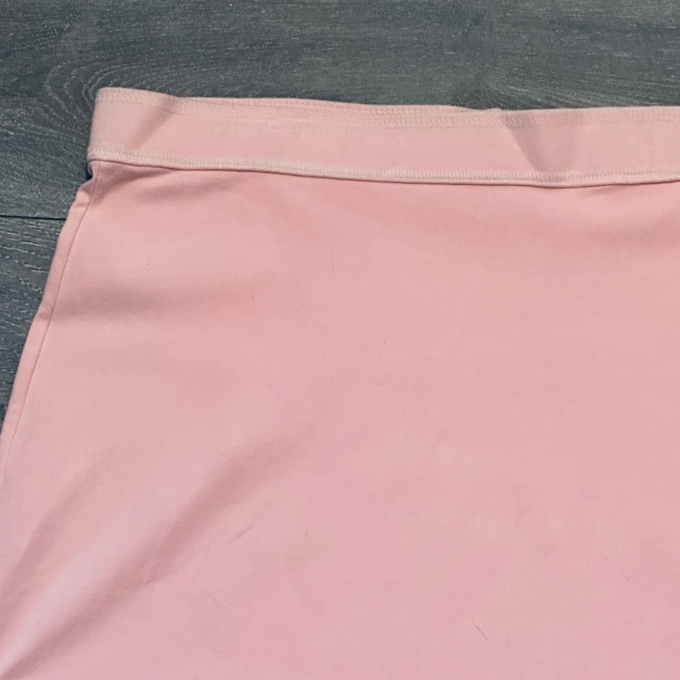 Falda De Colección Fresh Produce Mujer XL Rosa Mezcla de Algodón Rodilla Elastizada Pulón Volantes Foto 2 de 4