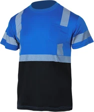 Hi Vis Reflective Safety Shirts for Men ANSI Class 1 High Visibility Constructio