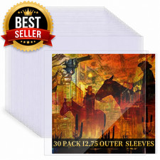 Share 30 PLASTIC OUTER SLEEVES VINYL RECORD LP ALBUM PLASTIC COVERS