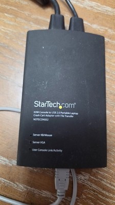 StarTech NOTECONS02 KVM Console To Laptop USB 2.0 Portable Crash Cart Adapter