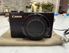 Canon PowerShot G7X Mark I Compact Digital Camera  Camera screen black  