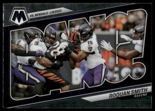 Roquan Smith 2023 Panini Mosaic #B-RS Bang! Baltimore Ravens