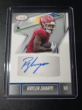 Raylen Sharpe - Sage Football 2026 - Arkansas Razorbacks - Silver - Auto