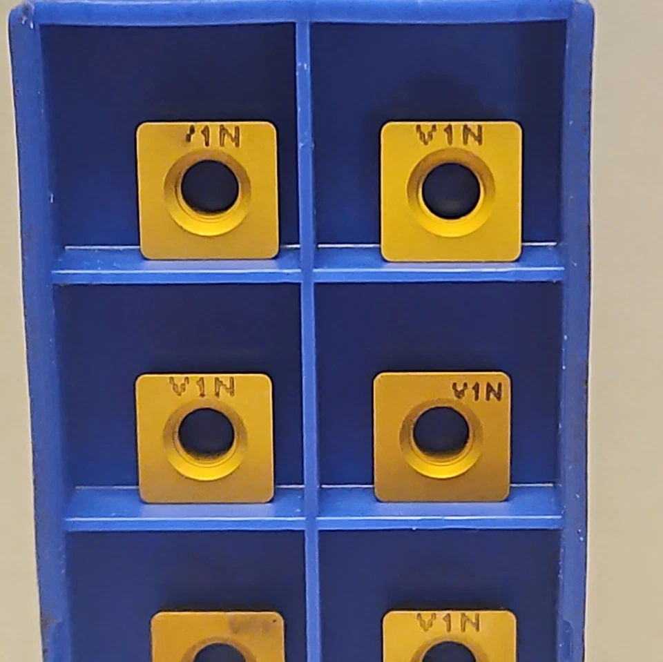 Inserto de giro de San Valentín: SPMW322 V1N RECUBIERTO 10 INSERTOS DE CARBURO NUEVOS LOTE 823 Foto 2 de 4