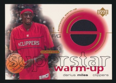 2001-02 Upper Deck Ovation #DM Darius Miles Superstar Warm-Ups