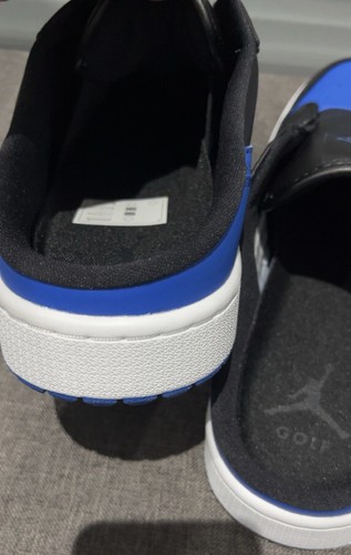 Nike Air Jordan 1 Mule - Scarpe da golf - Nero/Blu - FJ1214 002 - UK 8,5/EUR 43 - Foto 11 di 16