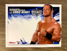 WWE Chris Benoit WrestleMania 22 autograph mat (unsigned)