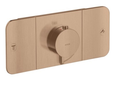 Hansgrohe thermostat UP Axor One ready set 45712310 Brushed Red Gold
