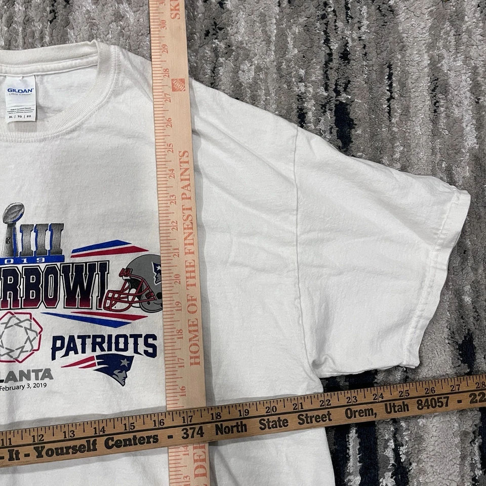 Gorra Super Bowl LIII 2019 Patriots vs Rams camiseta para hombre talla mediana Foto 2 de 3