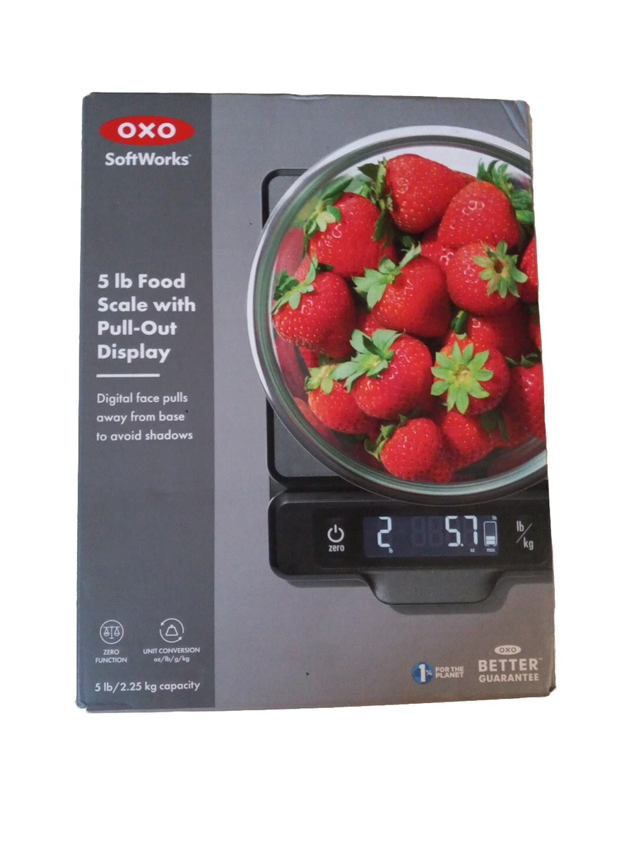 OXO 5Lb Food Scale with Pull Out Display