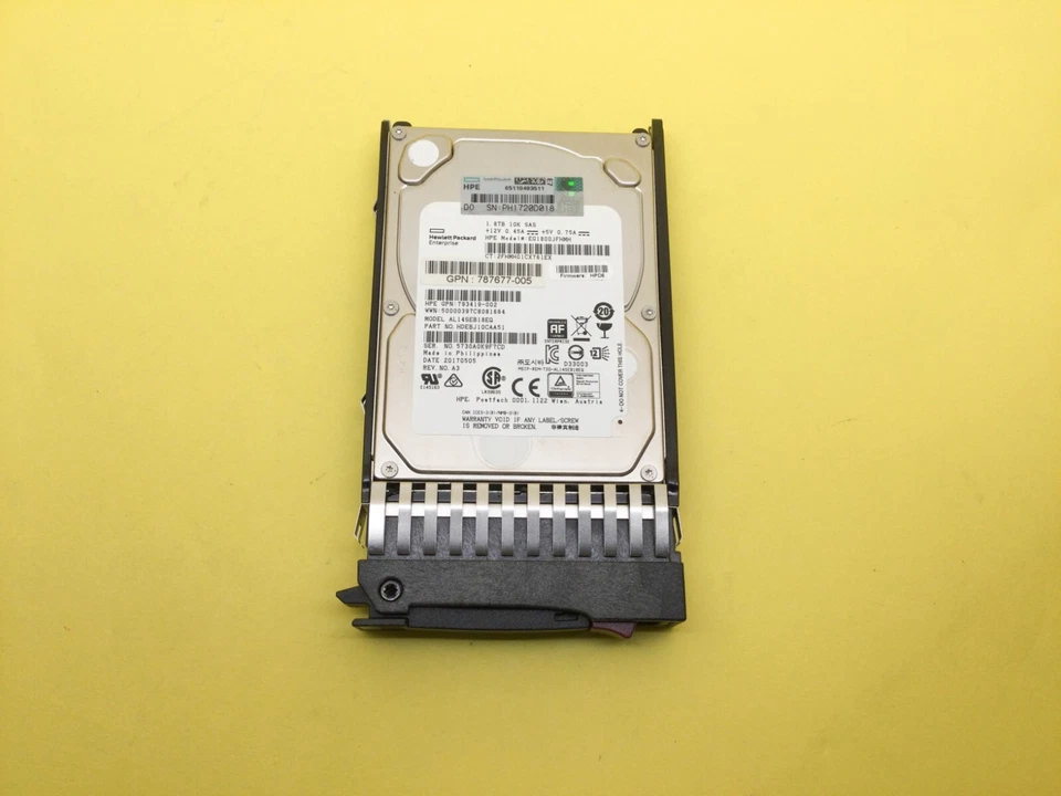 J9F49A HPE MSA 1.8TB 12G SAS 10K SFF 2.5" DP 512e ENT HDD 787649-001 - Image 2 of 4
