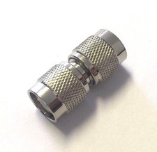 5 Pack TNC Male Plug to TNC Male Plug RF Coaxial Coax Adapter Connector