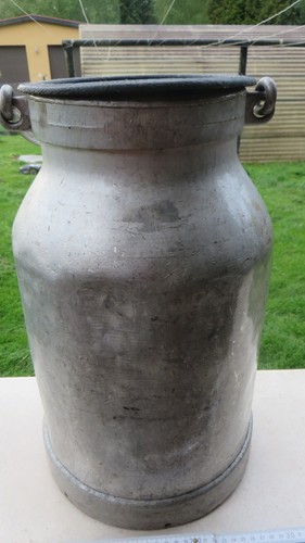 Alte 20 l Milchkanne Aluminium Melk-Kanne große Alu Milch Kanne Bauer - Bild 5 von 7
