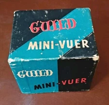 Vintage GUILD MINI-VUER Slide VIEWER With Original Box