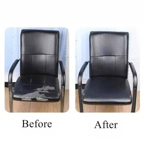 2x 10M 5cm Ancho Cuero Reparación Parche Cinta Autoadhesiva Asiento Silla Muebles - Imagen 6 de 9