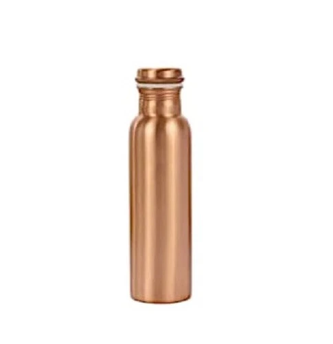 Pure Solid Copper Water Bottle For Ayurveda Health Benefits Leak Proof 700ml - Picture 1 of 4