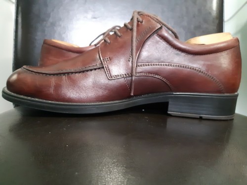 ECCO Mens Brown Leather Lace Up Moc Toe Derby Oxford Shoes Size 39 US 5.5 / 6 W - Bild 3 von 11