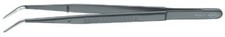 KNIPEX 92 34 37 Precision Tweezers w/ Centering Pin Angled Tips