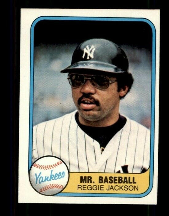 1981 Fleer #650 Reggie Jackson/Mr. Baseball NMMT (ref 97163)