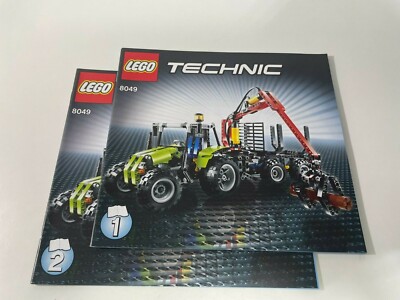 LEGO  Bauanleitung Technic 8049 Traktor mit Forstkran Instruction NEU 326