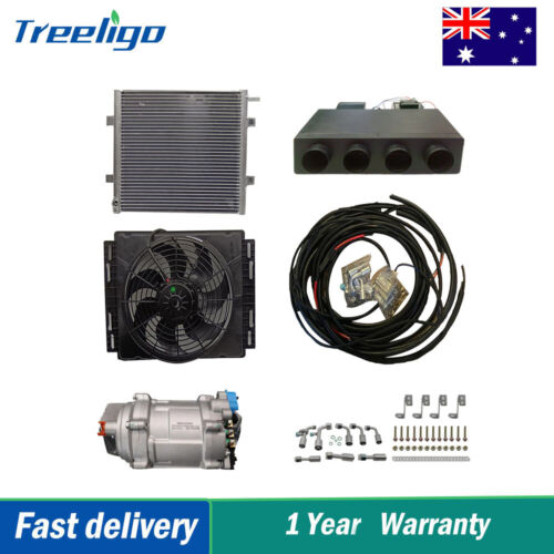 12V Cooling Underdash Air Conditioning Conditioner A/C Kit Universal Auto Car - Photo 1/10