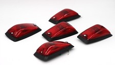 Set Of 5 Roof Lights With Bulbs For Chevy Suburban Kodiak Red