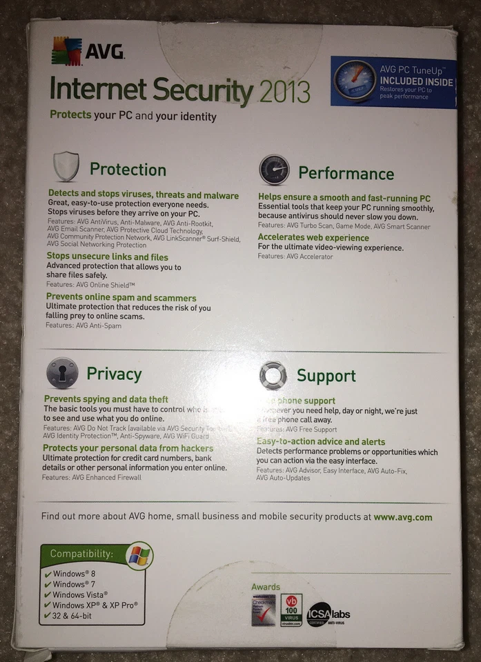 New AVG Internet Security 2013  3 PCs 1 Year - Image 2 of 2
