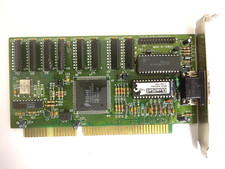 VINTAGE 1992 TRANSPOLAR TRIDENT TVGA8900CL-C 1 MEG ISA VGA CD KC6-8900VGA MXB160
