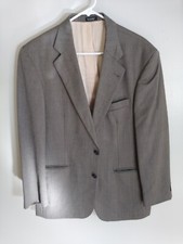 Oscar De La Renta Mens Sport Coat Size 42R Cashmere Wool Blazer Button Jacket