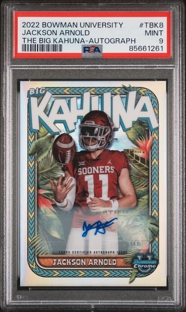 2023 Bowman Chrome U Jackson Arnold The Big Kahuna Auto /150 PSA 9 (151)
