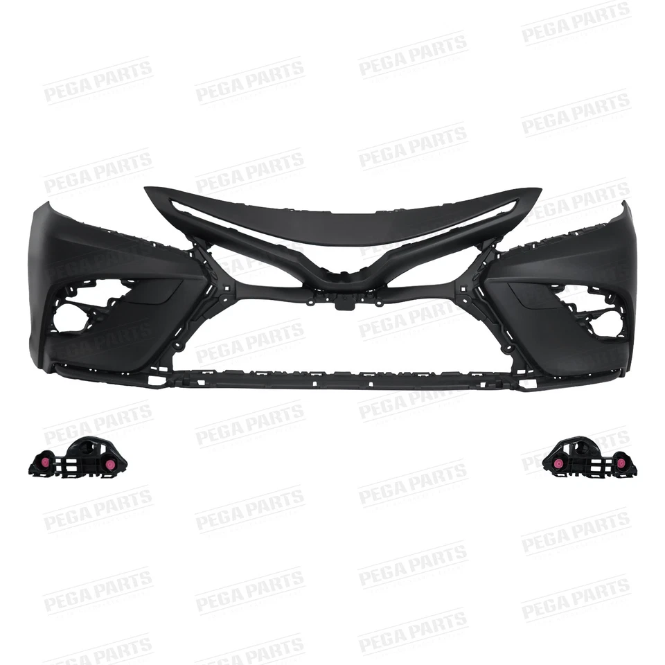 Front Bumper Cover Grilles Assembly For 2018 2019 2020 Toyota Camry SE XSE - Изображение 2 из 4