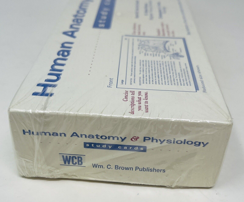 Human Anatomy Physiology Study Cards 300 3 x 5 " Two Sided Van De Graaff NEW - Picture 6 of 15