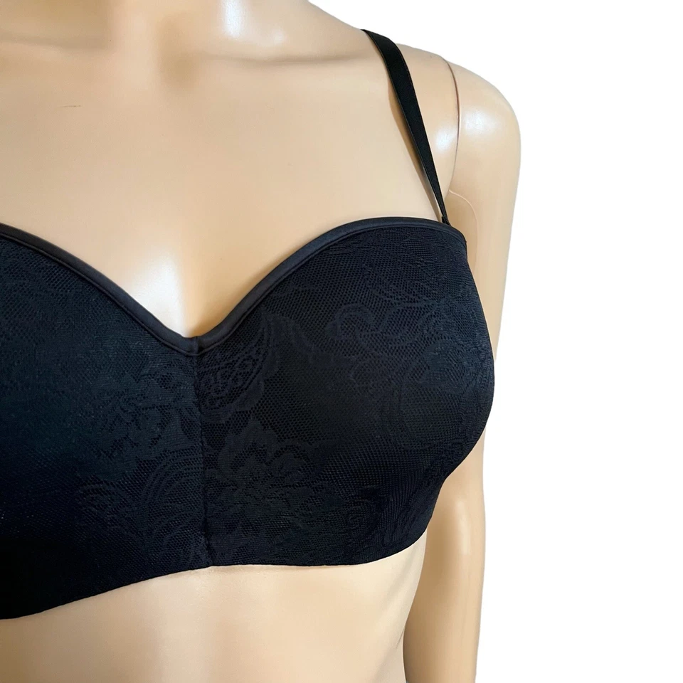 Natori Private Luxuries Maternity Strapless Bra Nursing Multiway Black 34C - Image 2 of 4