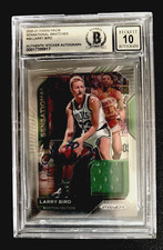 2020 Prizm Sensational  Swatches Larry Bird Jersey Patch Auto #94 BGS 10 HOF