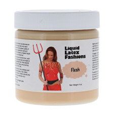 Flesh 4 Fl Oz - Liquid Latex Face and Body Paint, Halloween SFX, Cosplay, Art