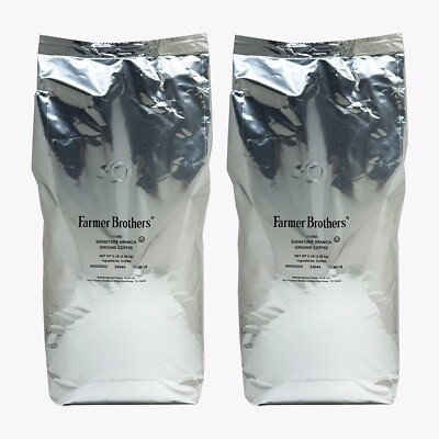 Farmer Brothers Signature Arabica (Replaces 1395) Ground Coffee, 2x5lb Bags