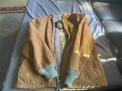 vintage imported mighty mac sueded leather jacket out of Gloucester imported - Picture 14 of 17