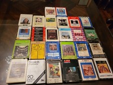 Lot of 26 classic rock 8-Track tapes Jethro Tull, Jimi hendrix, Aerosmith