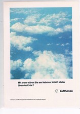 Lufthansa Werbeanzeige Werbung Lufthansa #7 NG