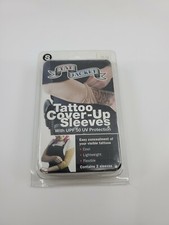 Tatjacket Tattoo Cover Up Concealer 2 Sleeve, Full Arm coverage, Small, White